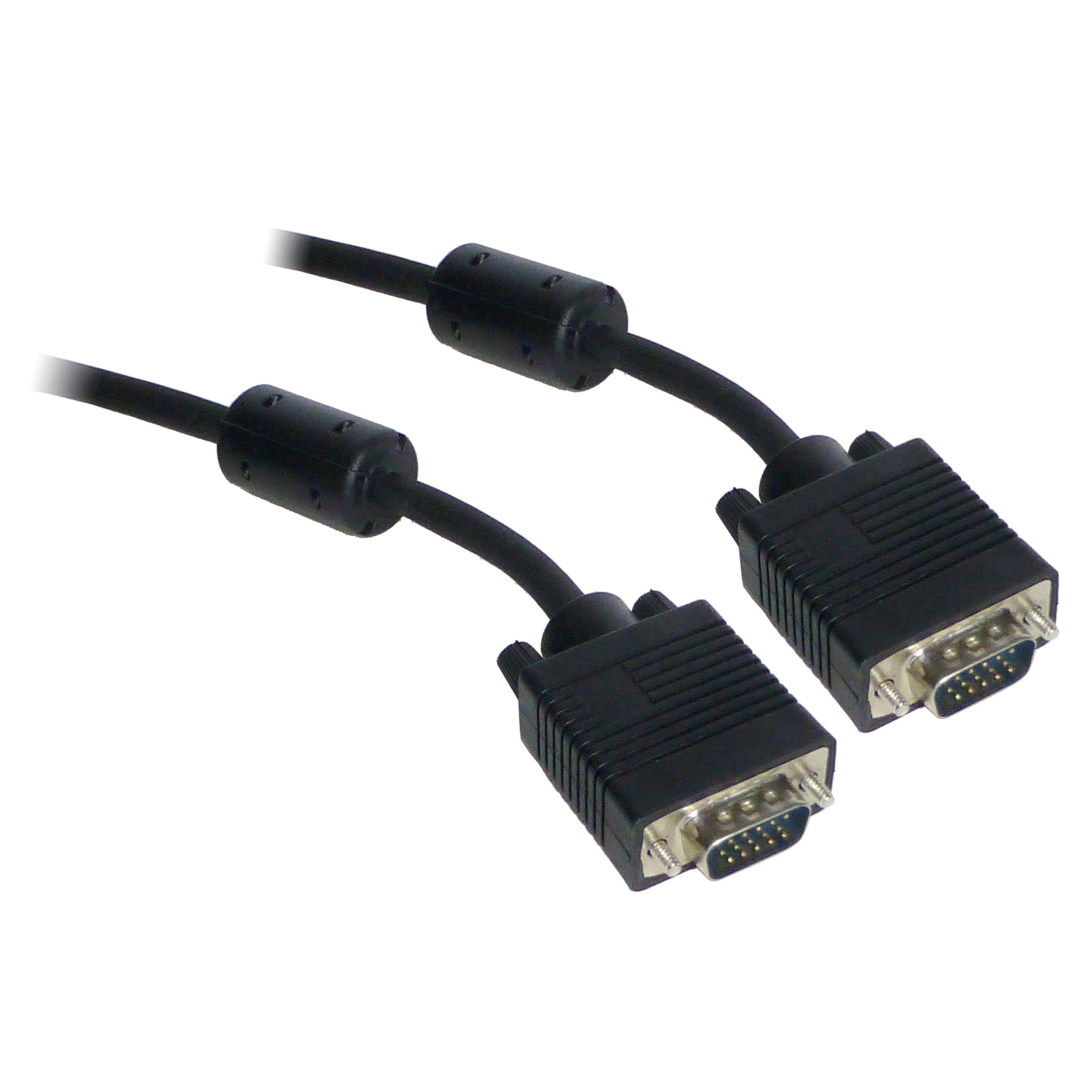 30M Metre SVGA Monitor VGA Cable Lead - Ferrite Cores