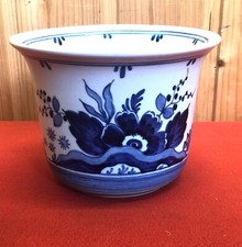 Kleiner Übertopf Blumentopf Delft Gouda Holland 2810/12