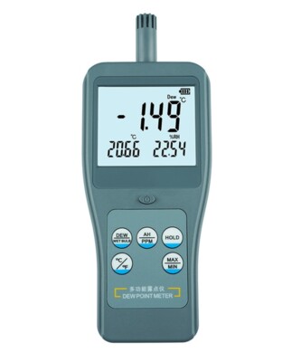 Dew Point Meter Tester with Ambient Temperature Range -30~120°C (-22~248°F)