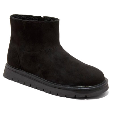 Universal Thread Damen May Schwarz Wildleder Stiefel mit Memory Schaum Nwt