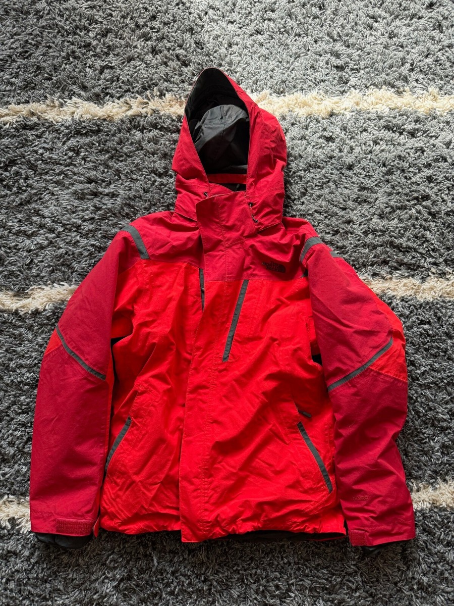 North Face Hyvent Red Ski Jacket 2-in-1 Down Liner Waterproof