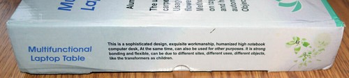 Multi-functional Laptop Table Alloy Computer Desk Sofa Carpet Bed (RED) - Picture 3 of 3