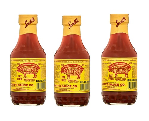 Scott’s Red Hot Barbecue Sauce - 3er Pack (16 oz Flaschen) Eine Allzwecksauce - Bild 16 von 24
