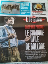 LIBERATION 18 Juillet 2023- Gaspard PROUST, PEETERS & SCHUITEN : NEMO