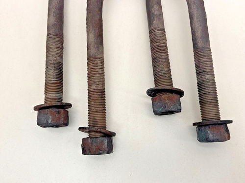 GMC Chevy 77-87 Truck K10 77-91 Suburban Blazer Jimmy Front 4x4 Axle U bolt Set - Picture 4 of 5
