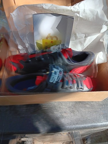 Sidi Alba 2 Men's Road Cycling Shoes Black/Red, New in Box 46 1/2 fits like a 46 - Picture 5 of 5