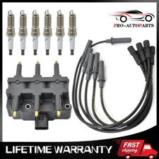 Ignition Coil UF305 +Spark Plug&Wire  For Chrysler Town & Country 2008-2010 3.3L