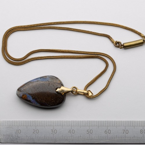 Vintage Boulder Opal Drop Pendant - Picture 11 of 20