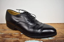 Johnston & Murphy Aristocraft Black Leather Cap Toe Balmoral Size: 9C