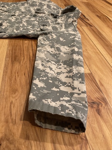 Propper Military Camo Tactical Long Sleeve Button Up Shirt Youth Kid Boys Size 8 - Picture 8 of 12