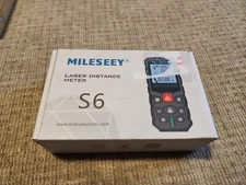 Mileseey 328 Ft Laser Distance Measure with Bubble Level M/in/Ft 2 AAA Batteries