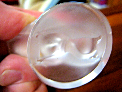 LALIQUE FRENCH CRYSTAL KISSING LOVE BIRDS - SIGNED - Picture 4 of 5