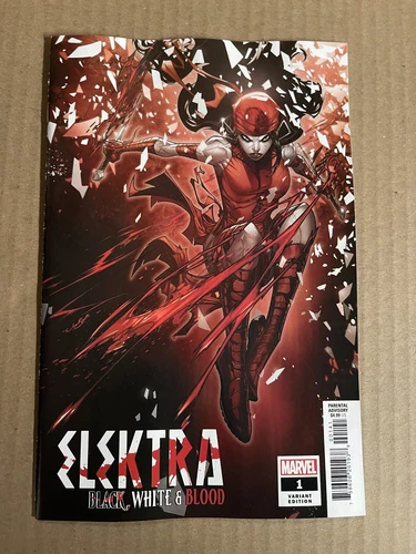 ELEKTRA BLACK WHITE AND BLOOD #1 JONBOY MEYERS VARIANT MARVEL COMICS (2022)