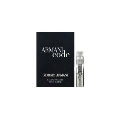 GIORGIO ARMANI ARMANI CODE EAU DE TOILETTE MENS COLOGNE 1.2 ML / 0.04 FL OZ NEW