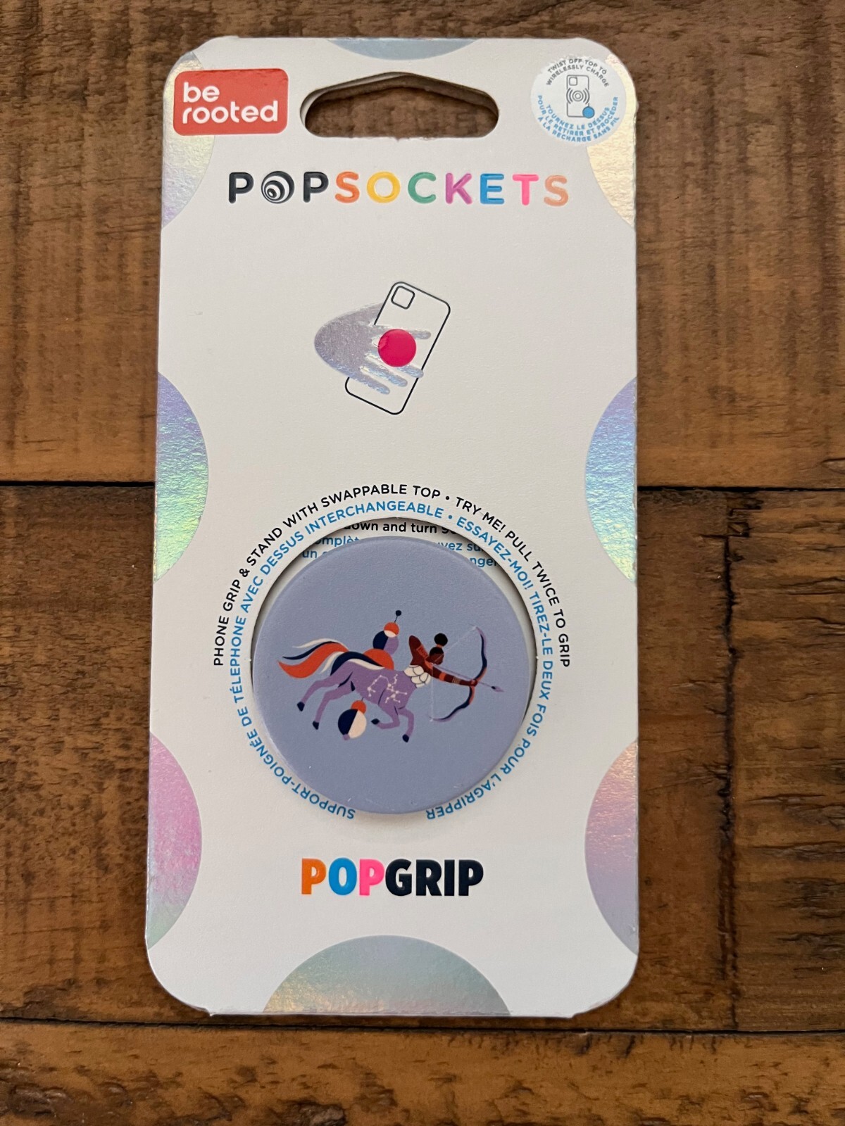 NEW PopSocket Phone Grip with expanding Kickstand PopGrip be rooted Sagittarius-image