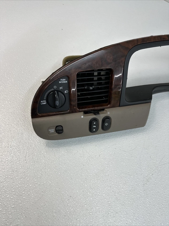 Lincoln Town Car 1998-2002 tablero velocímetro Cartier racimo bisel moldura OEM Foto 2 de 4