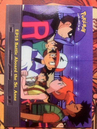 Ep15 Battle Aboard the St. Anne - Pokemon Topps - Non Holo NM Vintage! - Picture 3 of 6