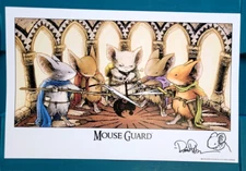 With SKETCH /SIGNED~MOUSE GUARD by David PETERSEN~2010~ LIMITED