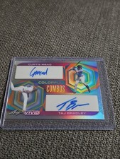 2022 Leaf Vivid Baseball Curtis Mead Taj Bradley Dual Auto Autograph 5/40