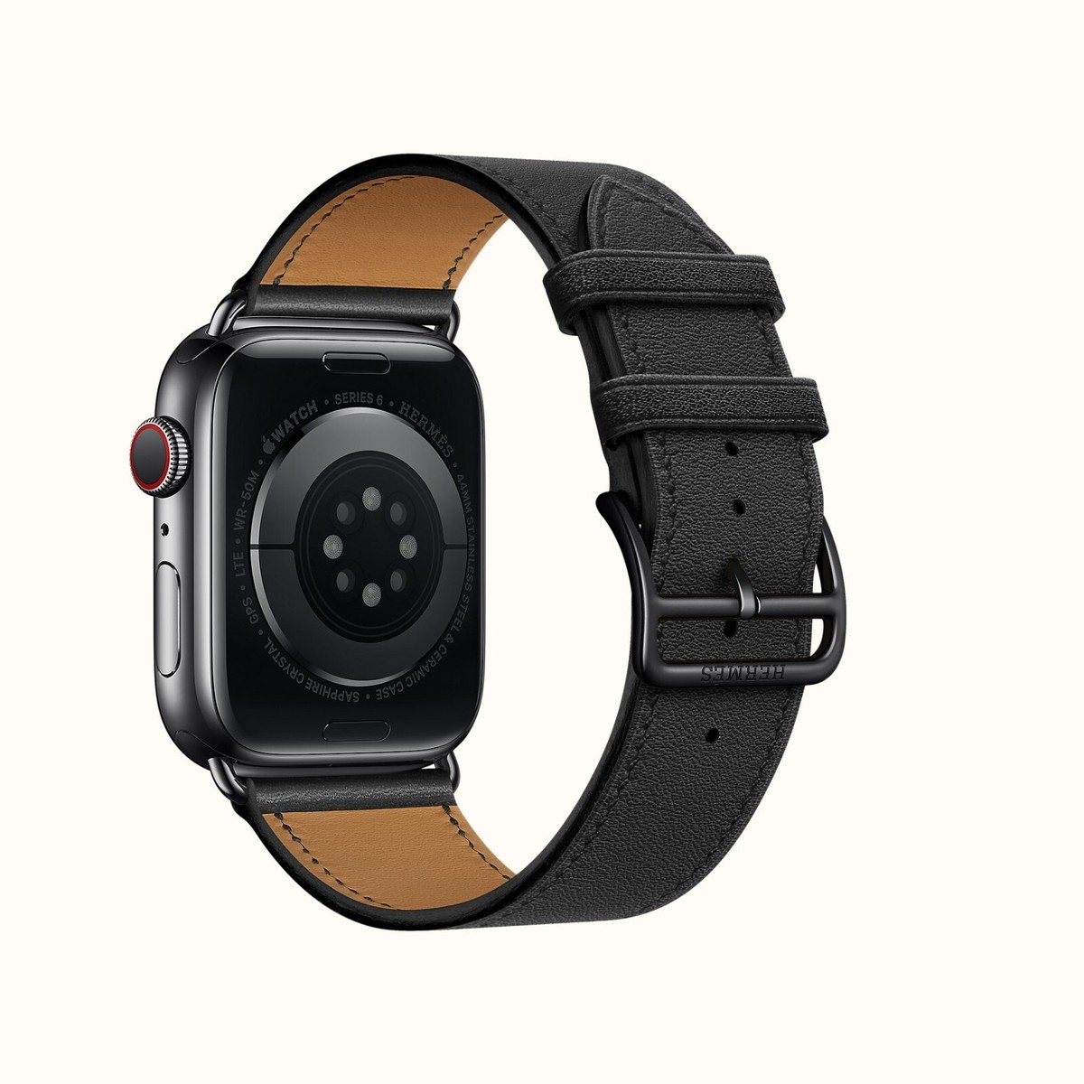 HERMES☆Applewatchバンド 41MM シリーズ8 メタル ブラック Hermes Apple Watch Single Tour Black Noir blk Stainless