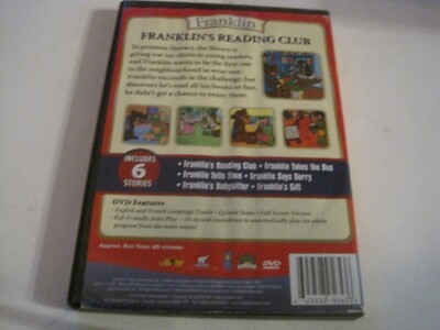 Franklin: Franklins Reading Club - Includes 6 Stories (DVD, 2005