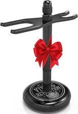 Black Safety Razor Stand - Razor Holder and Shaving Brush Stand to Prolong,,,