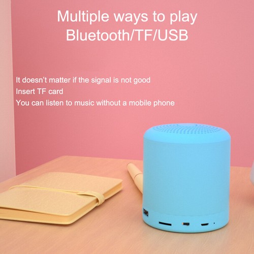 Bluetooth Speaker Mini Wireless Loudspeaker TF Card USB Subwoofer Portable Music - Photo 4 sur 15