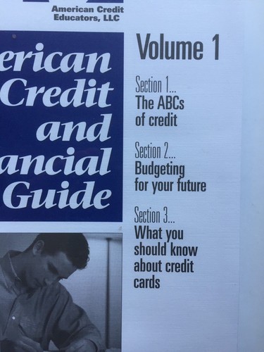 ACE AMERICAN CREDIT AND FINANCIAL GUIDE Volumes 1 THRU 5 / BRAND NEW SEALED - Picture 3 of 5