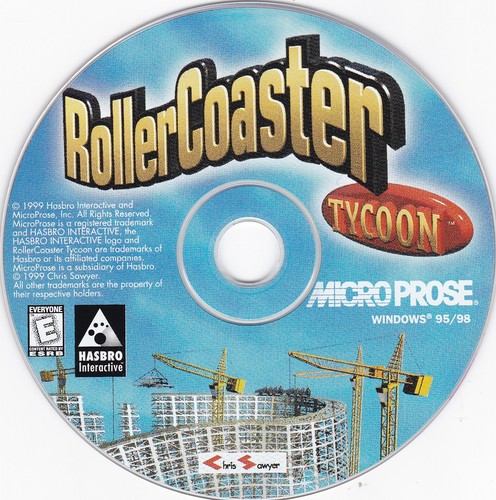 Vintage RollerCoaster Tycoon (PC, 1999, Hasbro) - 第 1/2 張圖片