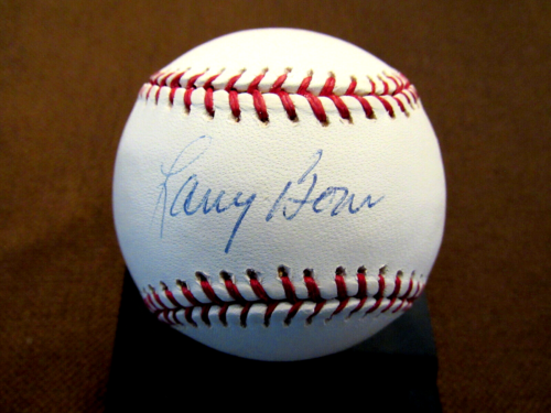 LARRY BOWA 1980 WSC PHILLIES YANKEES SHORTSTOP MGR SIGNED AUTO OML BASEBALL JSA - Picture 1 of 3