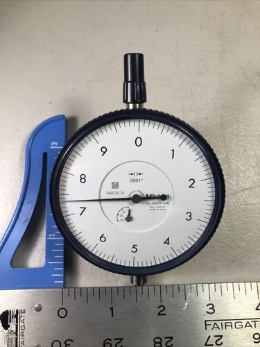 MITUTOYO 3802S-10 .025" INDICATOR  .0001" GRAD Full Jeweled