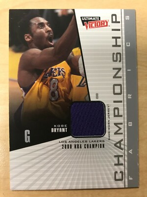 2000-01 Ultimate Victory Championship Fabrics CF1 KOBE BRYANT Game Jersey 1:480 