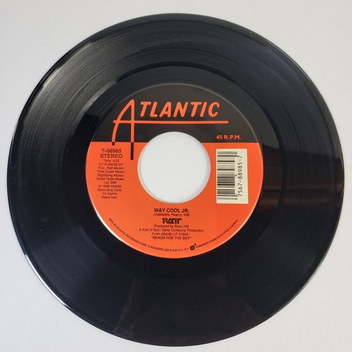 Ratt "Way Cool Jr." 45 Vg+ Tested Picture Sleeve Worn Jukebox - Picture 2 of 7
