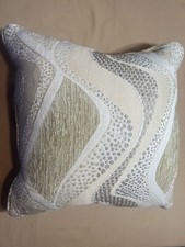 Vintage Beige  Tan Throw Pillows 17x17 Set Of 2 