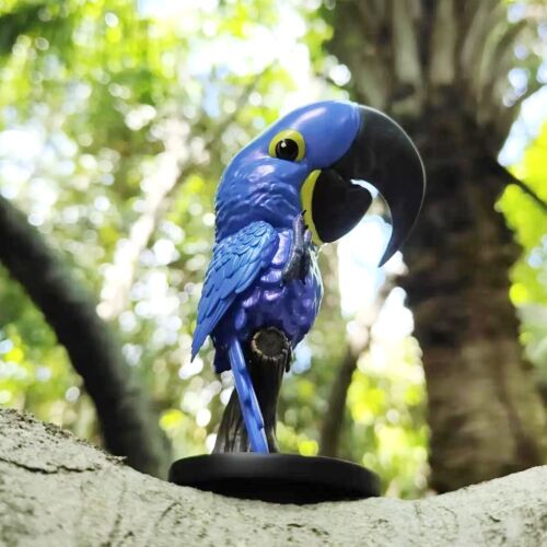 【In-Stock】Animal Heavenly Body Hyacinth Macaw Anodorhynchus Parrot Statue - Picture 2 of 4