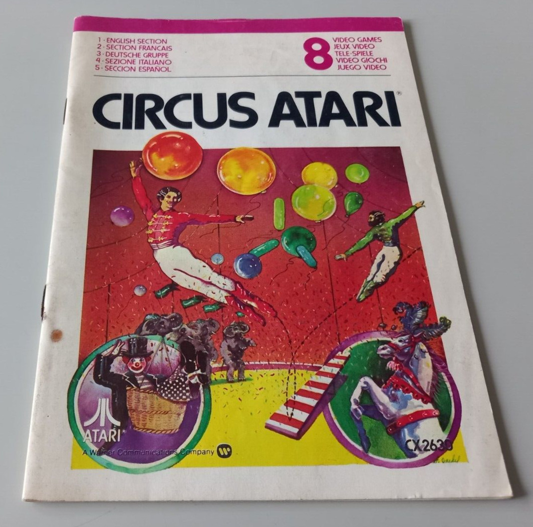Jeu Gyruss Sur Atari 2600 – Version Européenne PAL – Avec Boîte Aplatie Et Notice – Bon état