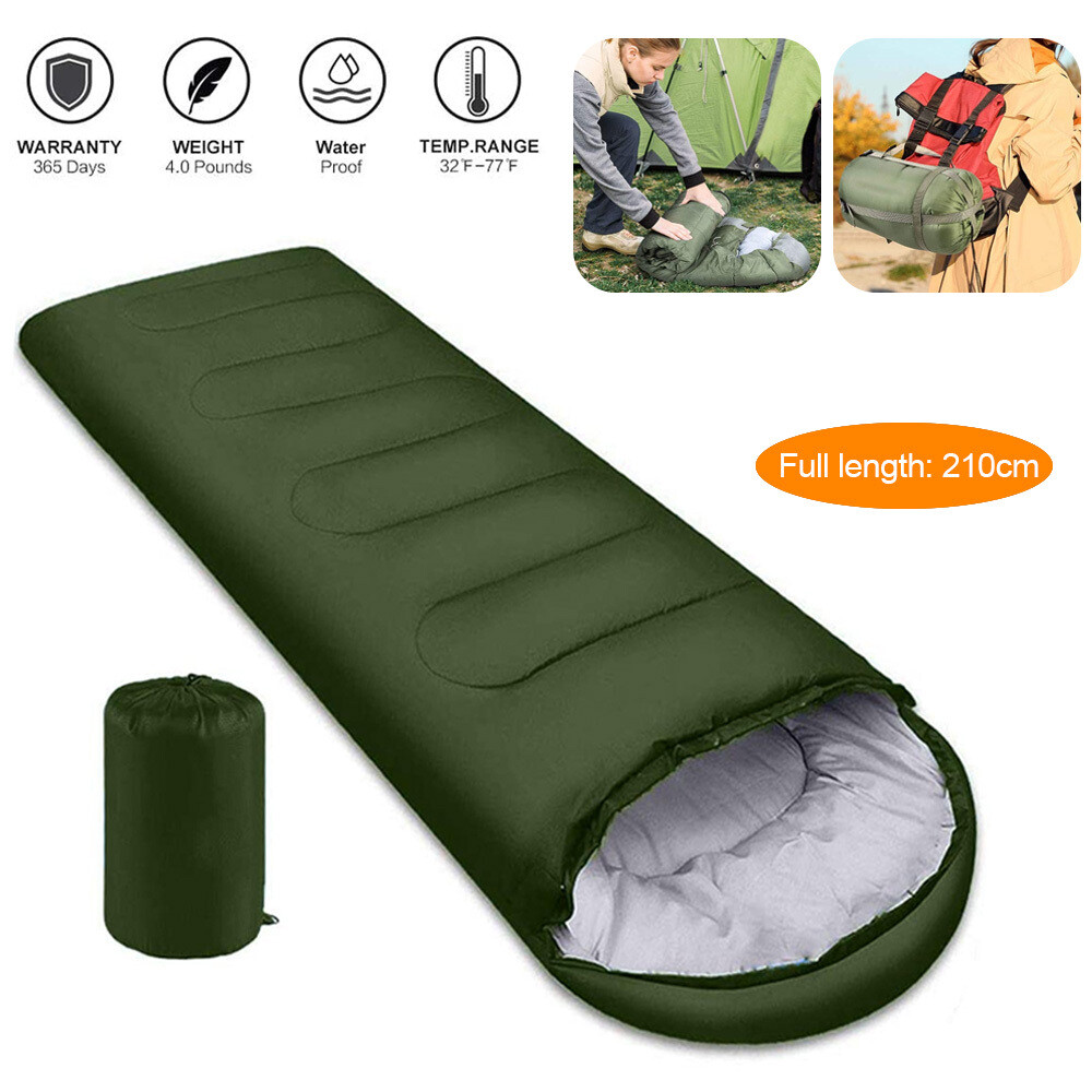 Saco de dormir saco de dormir momia saco de dormir camping cama de campo tienda exterior camping nuevo