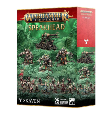 Skaven Spearhead Warhammer 40K Age Sigmar Stormfiends Cannon Clan Rats Grey Seer