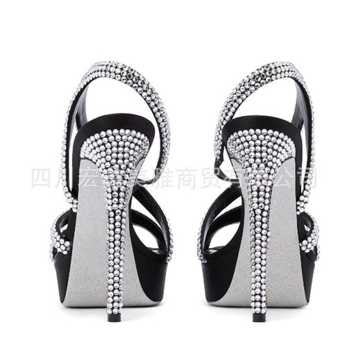 2025 neue modische ultrahohe Damen-Hausschuhe Plateau offene Zehenpartie Schuhe - Bild 22 von 26
