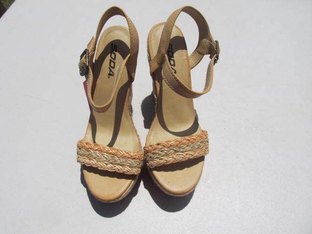 Women's SODA wedge heels size NEW WITHOUT TAGS RETAILS