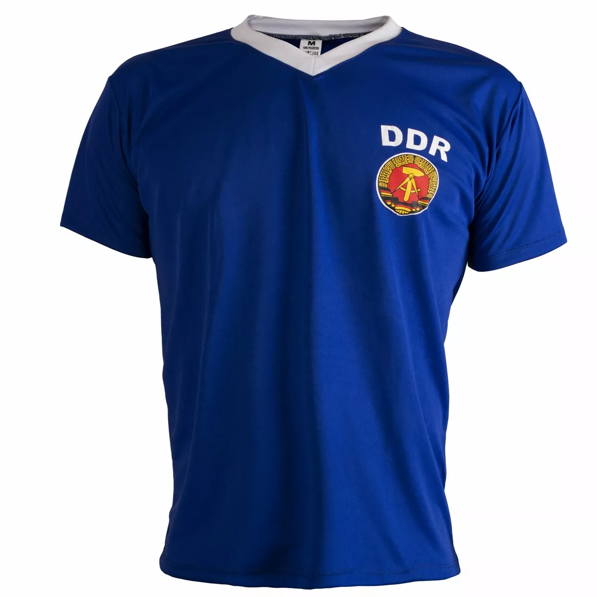 Maglietta da calcio retr tedesca Democratische East Germany DDR ANNI 70 top da