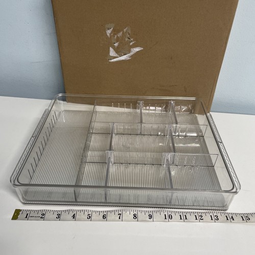 SANNO Expandable Flatware Organizers 5 Compartments Kitchen Cutlery (Return) - Picture 9 of 12
