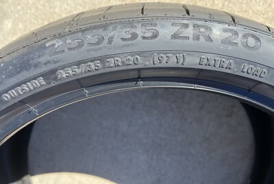 ONE BRAND NEW 255/35ZR20 Continental SportContact6 SportContact 6