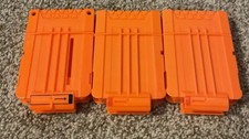 3 Nerf N-Strike Elite 6 Round Ammo Dart Gun Clips Magazine Replacement