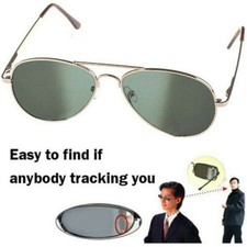 Sunglasses Anti-Spy Anti-Tracking Rear View Mirror Glasses Behind Vision Eyewear