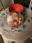 Vintage Christmas Round Stacking Box Victorian themed