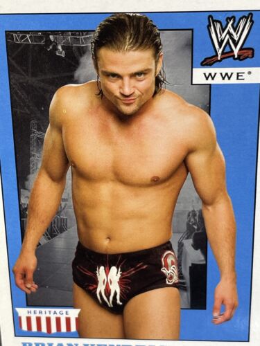 2008 Topps Heritage WWE Brian Kendrick Wrestling Card #6 TNA ROH PWG MLW GCW AAA - Picture 3 of 6