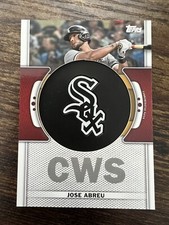 Jose Abreu 2023 Topps Series 1 Team Logo Patch Relic Card #TLP-JAB White Sox