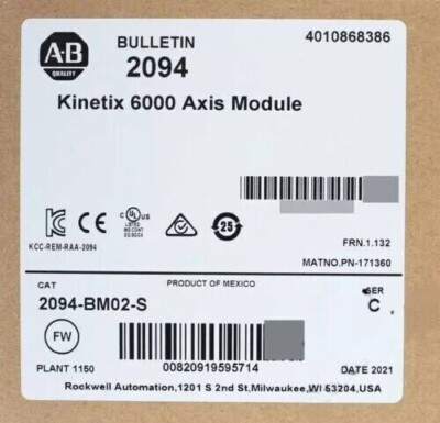 2094-BM02-S/C NEU 2094-BM02-S Kinetix 6000 Axis Module 2094BM02S