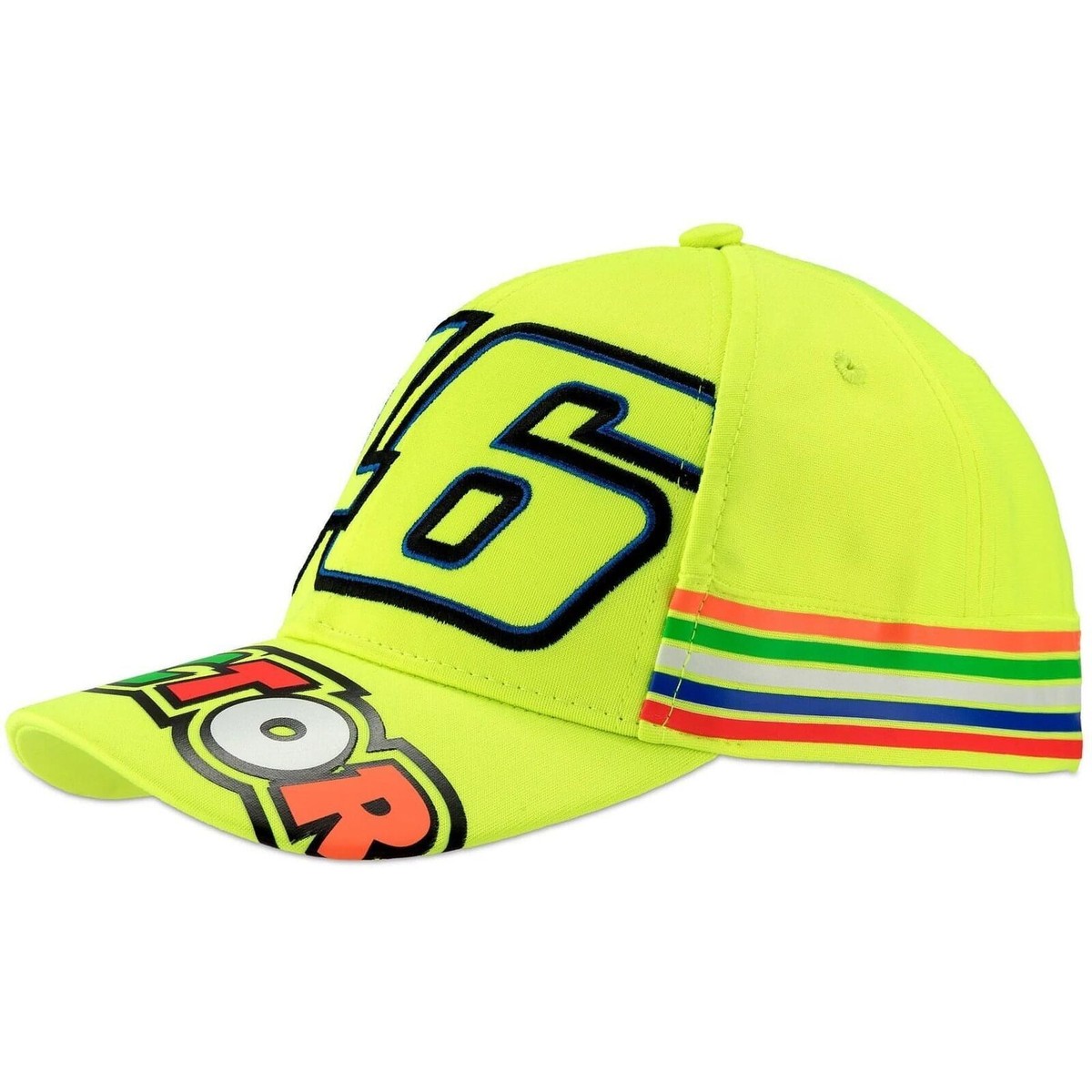 ハット VALENTINO SS25 Hats (6W2HGA65TSP QXA) VR46 Official Valentino Rossi Kid's Stripes Doctors Cap